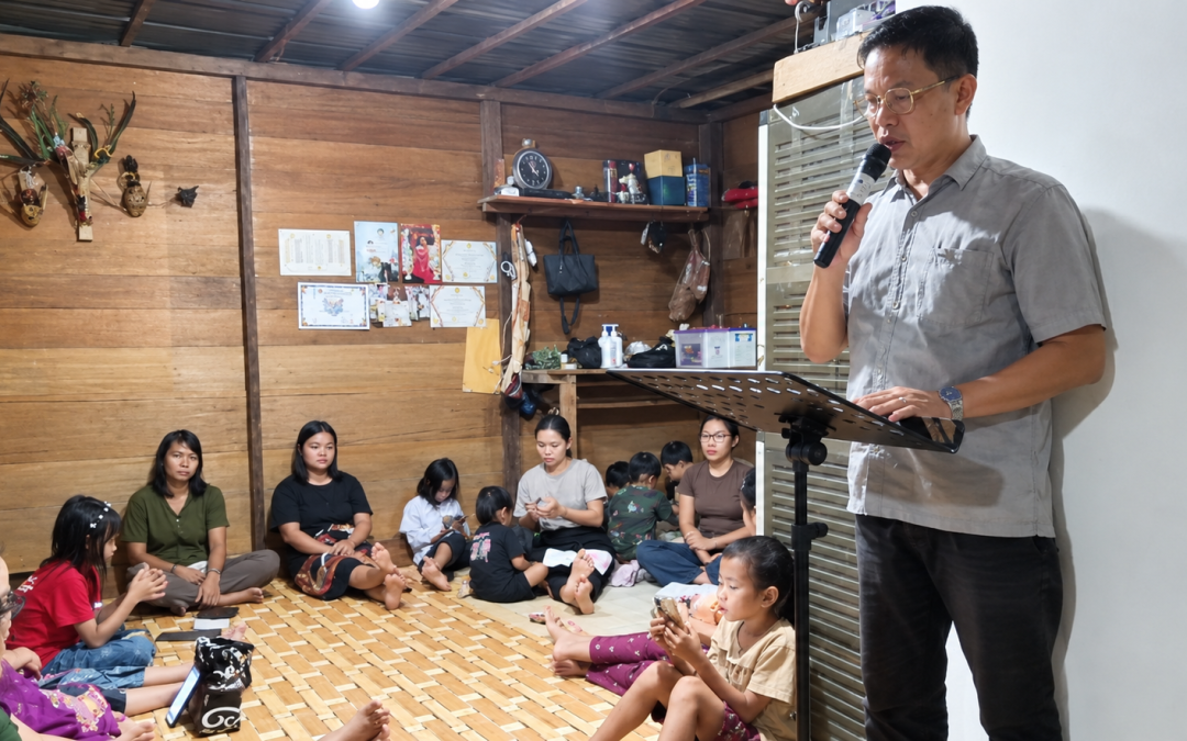 HADIRAT TUHAN PENUHI RUMAH SEDERHANA PAK RUSDI DI TUMBANG SABETUNG